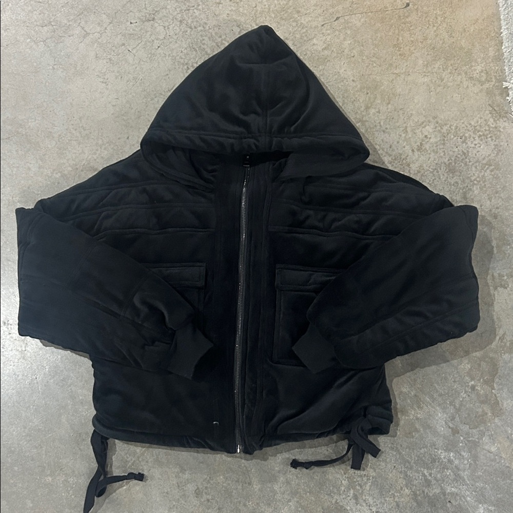 Black Hooded Jacket